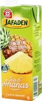 Mängden socker i Jafaden - Jus d'ananas