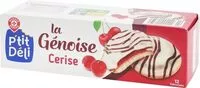 Mängden socker i Génoises fourrées à la cerise nappées de chocolat blanc