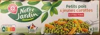 Mängden socker i Petits pois et jeunes carottes