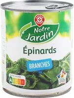 Mängden socker i Epinards en branches