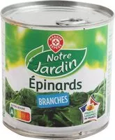 Mängden socker i Épinards en branches