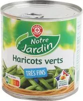 Mängden socker i Haricots verts très fins