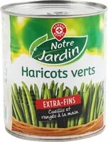 Mängden socker i Haricots verts extra-fins