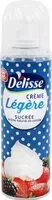 Mängden socker i Crème sucrée allégée