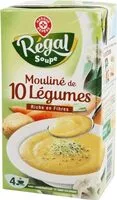 Mängden socker i Mouliné de 10 légumes