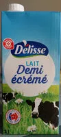 Mängden socker i Lait Demi écrémé