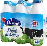 Mängden socker i Lait demi-écremé bouteille