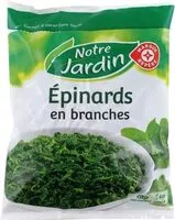 Mängden socker i Épinards en branches