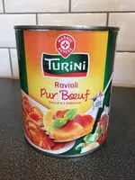 Mängden socker i Ravioli (Pur Bœuf, Sauce à l'italienne)
