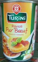 Mängden socker i Ravioli (Pur Bœuf, Sauce à l'italienne)
