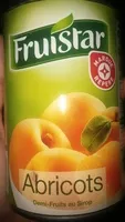 Mängden socker i Abricots demi-fruits au sirop boîte 1/2