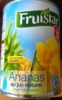 Mängden socker i Ananas tranches brisées jus naturel
