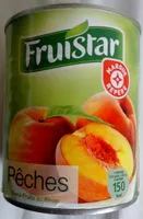 Mängden socker i Fruistar - Pêches au sirop