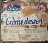 Mängden socker i Crème dessert au café