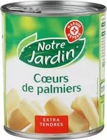 Mängden socker i Coeurs de palmier