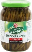 Mängden socker i Haricots verts extra fins