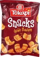 Mängden socker i Snacks goût bacon