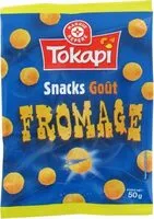 Mängden socker i Soufflés Snacks Tokapi, Fromage