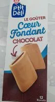 Mängden socker i Le goûter coeur fondant chocolat