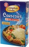 Mängden socker i Couscous grain moyen