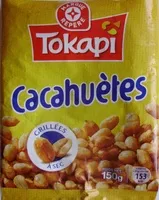 Mängden socker i Cacahuètes Grillées à sec