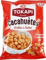Mängden socker i Cacahuètes Grillées et Salées