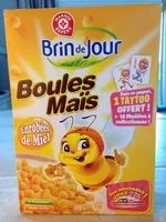 Mängden socker i Brin de Jour - Boules maïs enrobées de miel