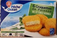 Mängden socker i Croquettes de poisson pané ail et fines herbes