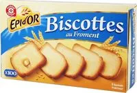 Mängden socker i Biscottes x 100