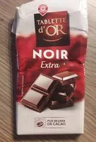 Mängden socker i Noir Extra - Pure Beurre De Cacao