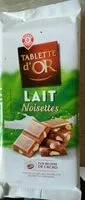Mängden socker i Chocolat Lait Noisettes