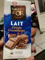 Mängden socker i Lait céréales croustillantes