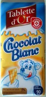 Mängden socker i Tablette d'Or Chocolat blanc