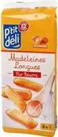 Mängden socker i P'tit déli - Madeleine longue pur beurre