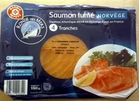 Mängden socker i Saumon fumé de Norvège 4 tranches