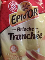 Mängden socker i Brioche tranchée nature