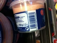 Mängden socker i Tarama aux oeufs de cabillaud