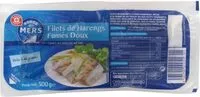 Mängden socker i Filets de Hareng Ronde des Mers Doux sachet