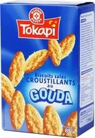 Mängden socker i Biscuits Salés Tokapi Gouda, 85g