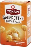 Mängden socker i Gaufrettes fourrées gouda-noix