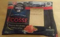 Mängden socker i Saumon d'Ecosse 4 tranches