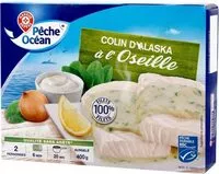 Mängden socker i Colin d'Alaska à l'Oseille, Surgelé