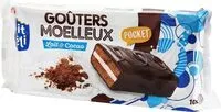 Mängden socker i Goûters moelleux cacao X10