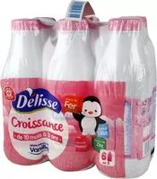 Mängden socker i Lait de croissance bouteille