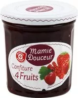 Mängden socker i Confiture 4 fruits rouges