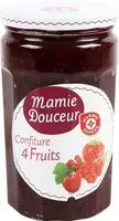 Mängden socker i Confiture 4 fruits rouges