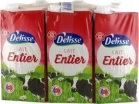 Mängden socker i Lait entier Delisse 6X1L
