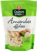 Mängden socker i Amandes Couleurs Vives Effilées,