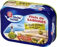 Mängden socker i Filets de sardines à l'huile d'olive vierge extra
