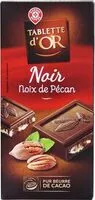 Mängden socker i Chocolat noir noix de pécan